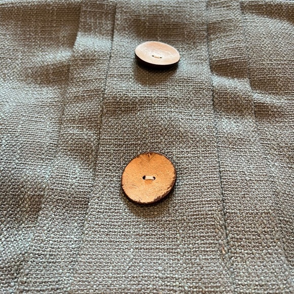 Pier 1 Pillow Case Cover With Button Accents Coastal Blue - Picture 2 of 10